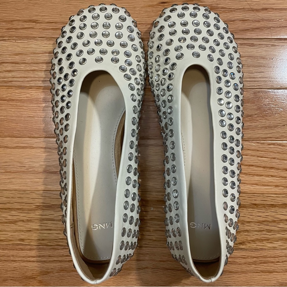 Mango Ballet Flats w/ Studs
